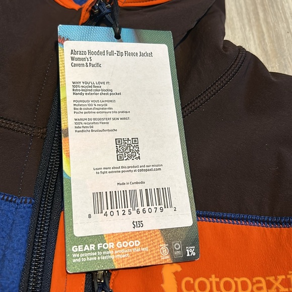 NWT Cotopaxi Abrazo Full Zip Hooded Fleece Jacket - Picture 3 of 7